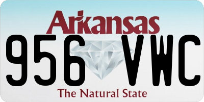 AR license plate 956VWC