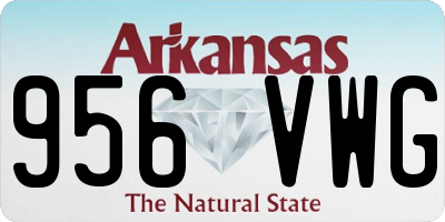 AR license plate 956VWG