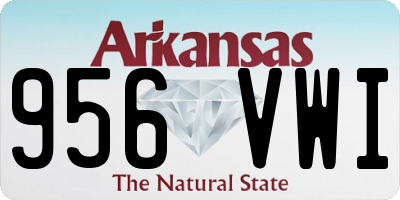 AR license plate 956VWI