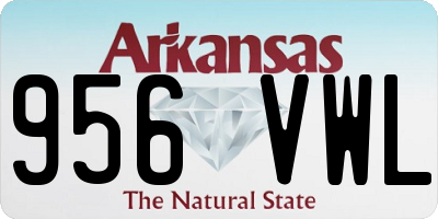 AR license plate 956VWL