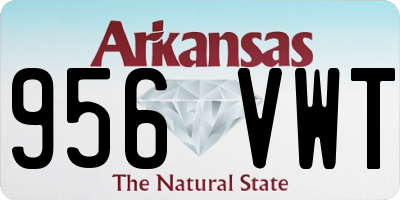 AR license plate 956VWT
