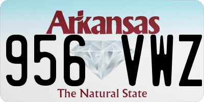 AR license plate 956VWZ