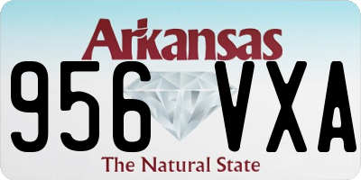 AR license plate 956VXA