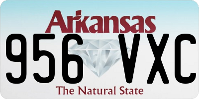 AR license plate 956VXC