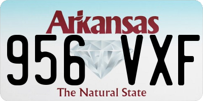 AR license plate 956VXF