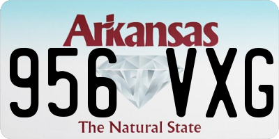 AR license plate 956VXG