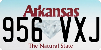 AR license plate 956VXJ