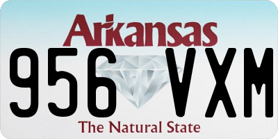 AR license plate 956VXM