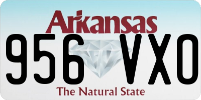 AR license plate 956VXO