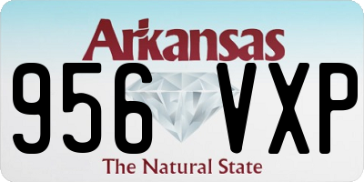 AR license plate 956VXP