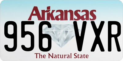 AR license plate 956VXR