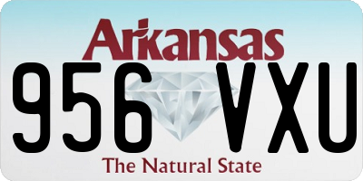 AR license plate 956VXU