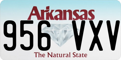 AR license plate 956VXV