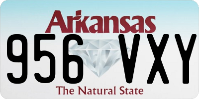 AR license plate 956VXY