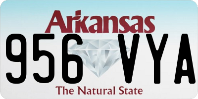 AR license plate 956VYA