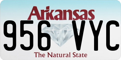 AR license plate 956VYC