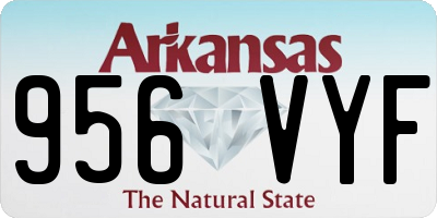 AR license plate 956VYF