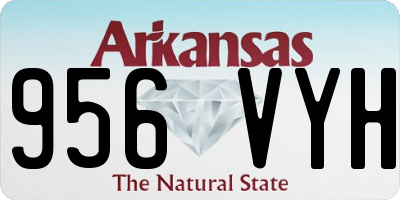 AR license plate 956VYH