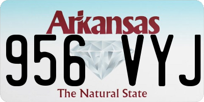 AR license plate 956VYJ