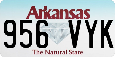 AR license plate 956VYK