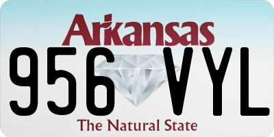 AR license plate 956VYL