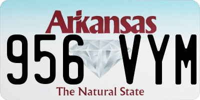 AR license plate 956VYM