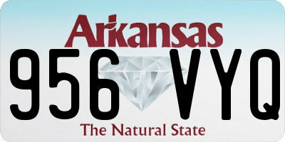 AR license plate 956VYQ