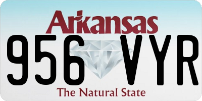 AR license plate 956VYR