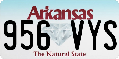 AR license plate 956VYS