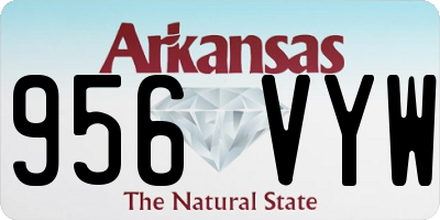 AR license plate 956VYW