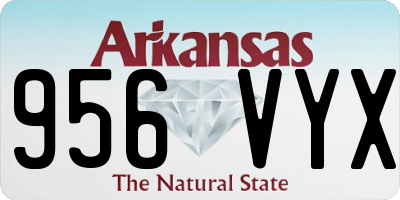 AR license plate 956VYX