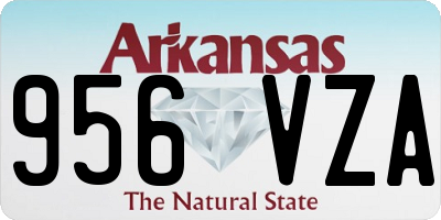 AR license plate 956VZA