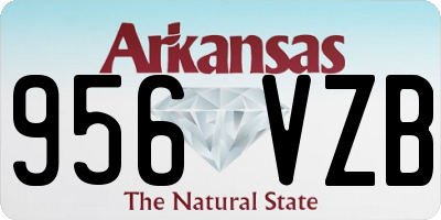 AR license plate 956VZB