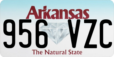 AR license plate 956VZC