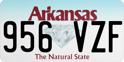 AR license plate 956VZF
