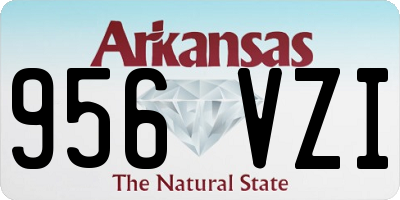 AR license plate 956VZI
