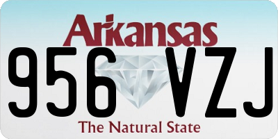 AR license plate 956VZJ