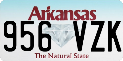 AR license plate 956VZK