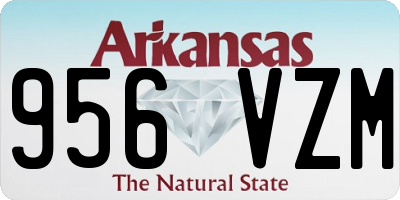 AR license plate 956VZM