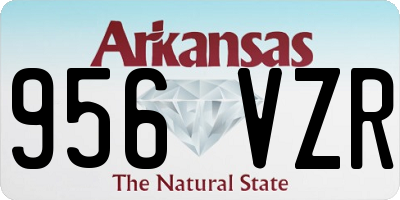 AR license plate 956VZR