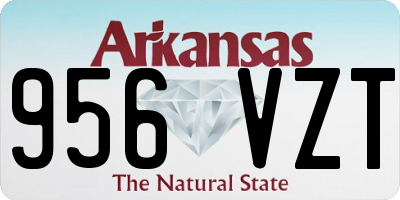 AR license plate 956VZT