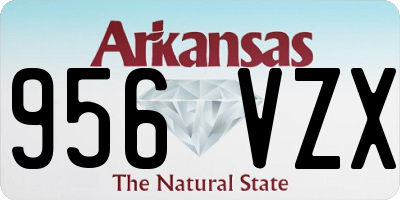 AR license plate 956VZX