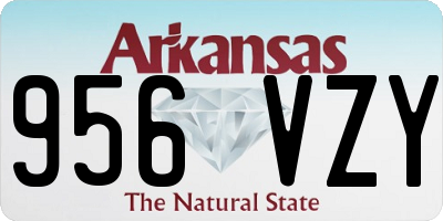 AR license plate 956VZY