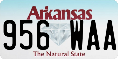 AR license plate 956WAA