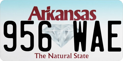 AR license plate 956WAE