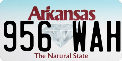 AR license plate 956WAH