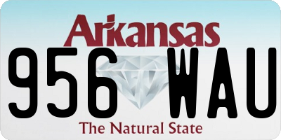 AR license plate 956WAU