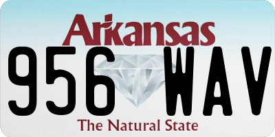 AR license plate 956WAV