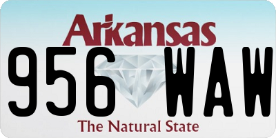 AR license plate 956WAW