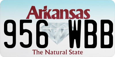 AR license plate 956WBB